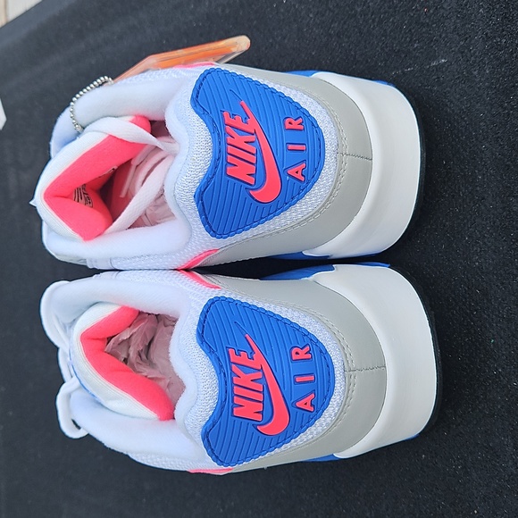 Nike Air Max III Hot Coral, Blue Crystal & White Sneakers - Picture 7 of 12